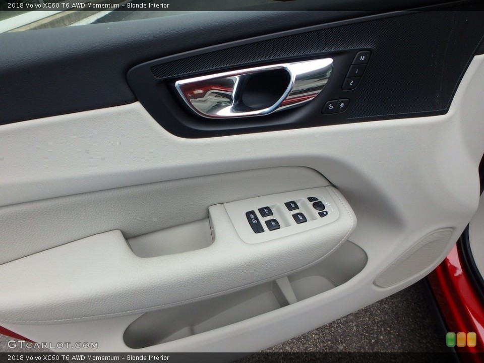 Blonde Interior Door Panel for the 2018 Volvo XC60 T6 AWD Momentum #127505132