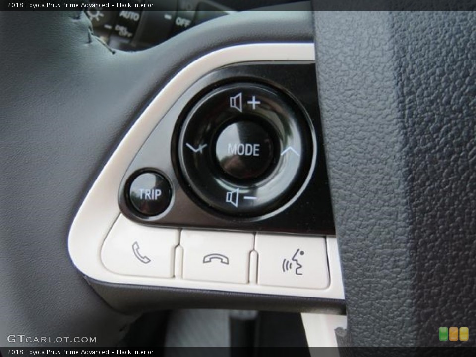 Black Interior Steering Wheel for the 2018 Toyota Prius Prime Advanced #127505315