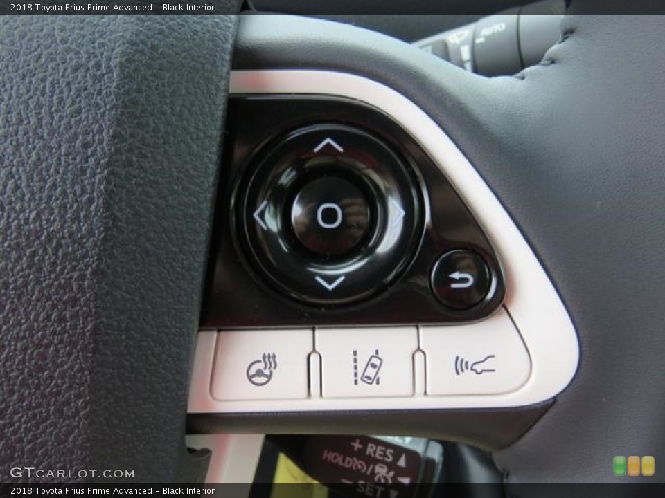 Black 2018 Toyota Prius Prime Interiors