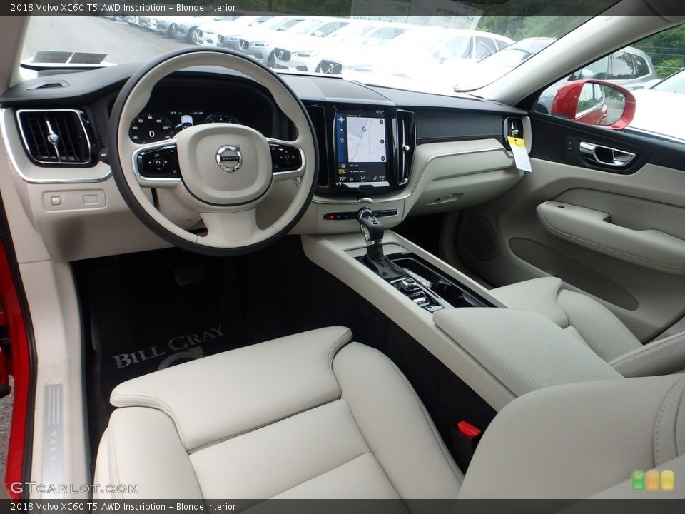 Blonde Interior Photo for the 2018 Volvo XC60 T5 AWD Inscription #127507388