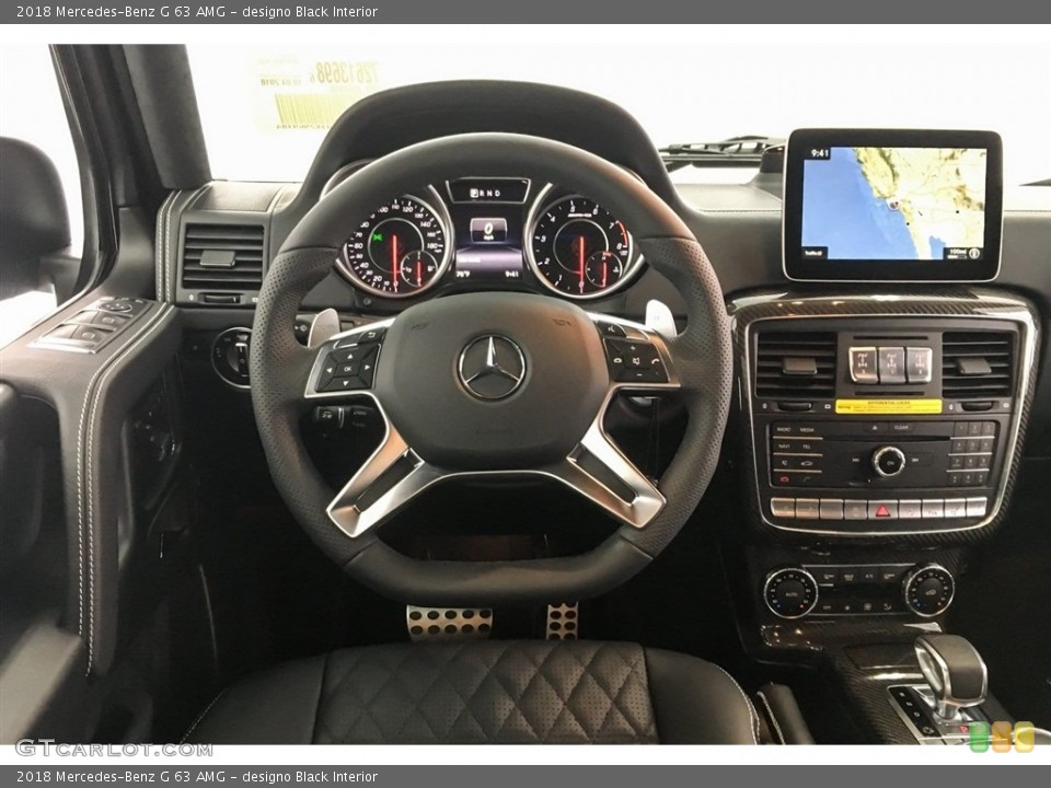 designo Black Interior Dashboard for the 2018 Mercedes-Benz G 63 AMG #127511321