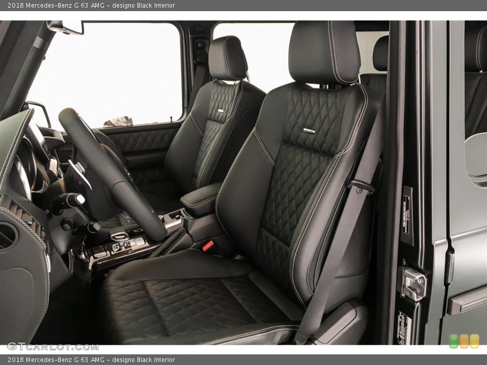 designo Black Interior Front Seat for the 2018 Mercedes-Benz G 63 AMG #127511507