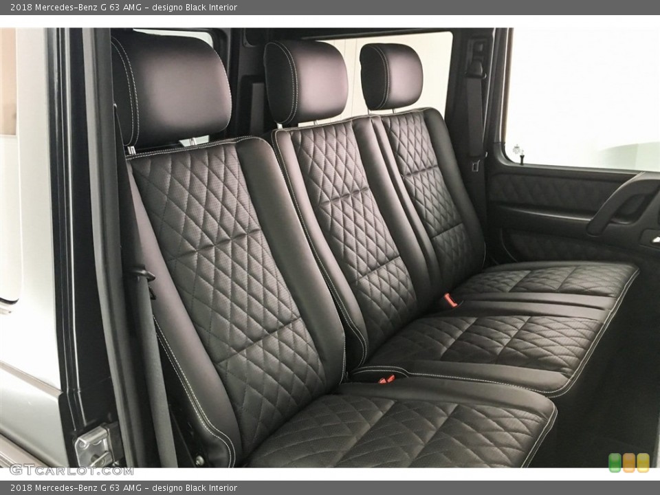 designo Black Interior Rear Seat for the 2018 Mercedes-Benz G 63 AMG #127511525