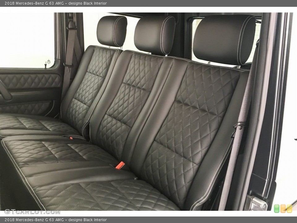 designo Black Interior Rear Seat for the 2018 Mercedes-Benz G 63 AMG #127511561
