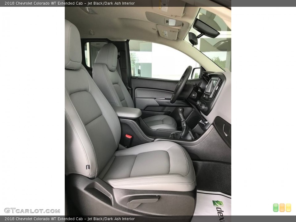 Jet Black/Dark Ash Interior Photo for the 2018 Chevrolet Colorado WT Extended Cab #127514138