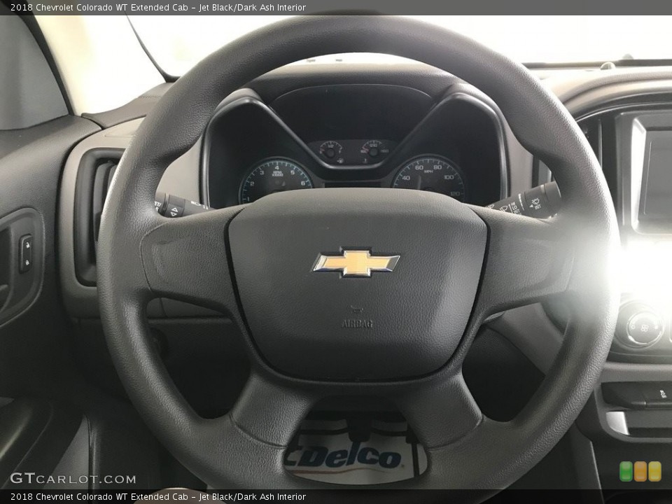 Jet Black/Dark Ash Interior Steering Wheel for the 2018 Chevrolet Colorado WT Extended Cab #127514312