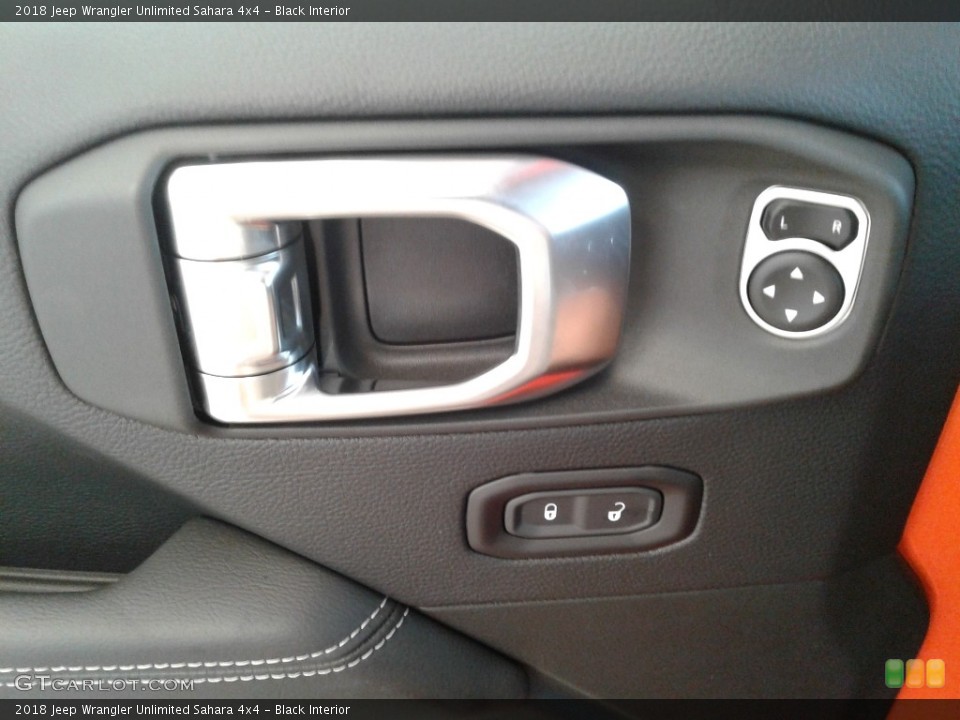 Black Interior Controls for the 2018 Jeep Wrangler Unlimited Sahara 4x4 #127514459