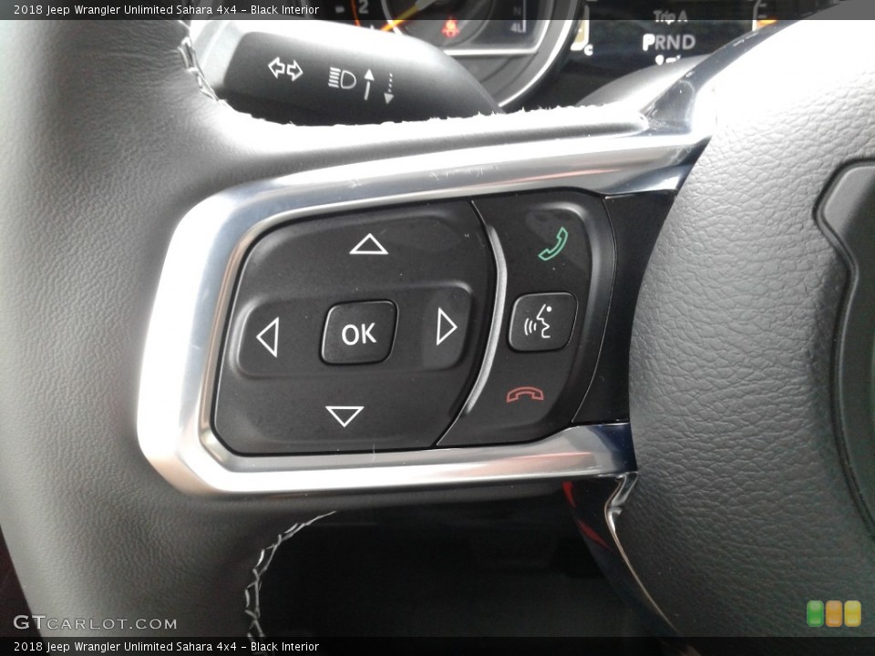 Black Interior Controls for the 2018 Jeep Wrangler Unlimited Sahara 4x4 #127514642