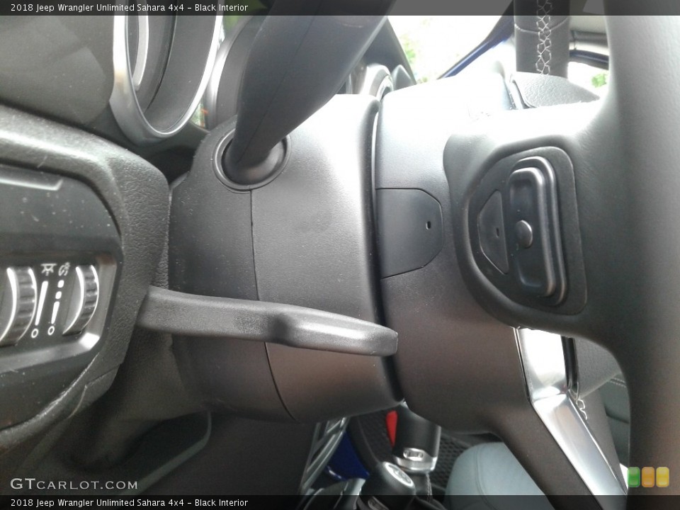 Black Interior Controls for the 2018 Jeep Wrangler Unlimited Sahara 4x4 #127515362