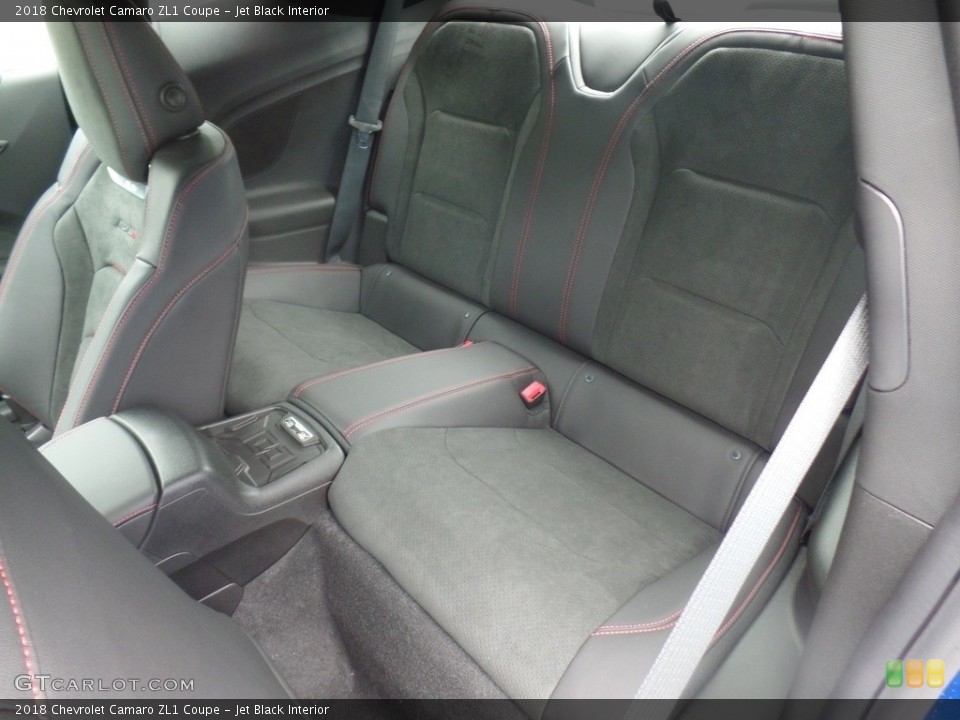 Jet Black Interior Rear Seat for the 2018 Chevrolet Camaro ZL1 Coupe #127517963