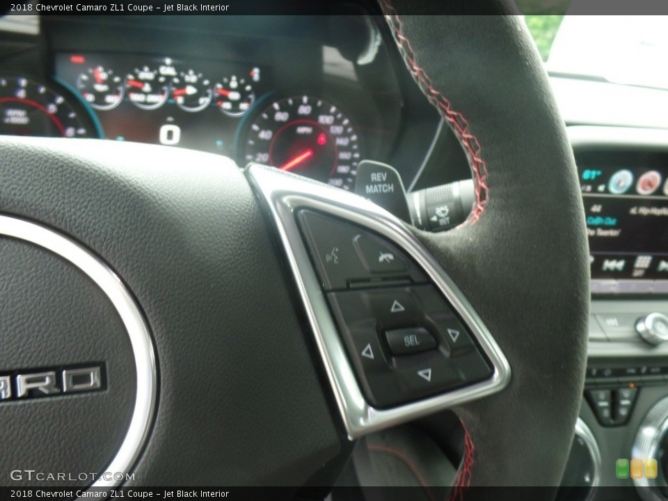 Jet Black Interior Controls for the 2018 Chevrolet Camaro ZL1 Coupe #127518017