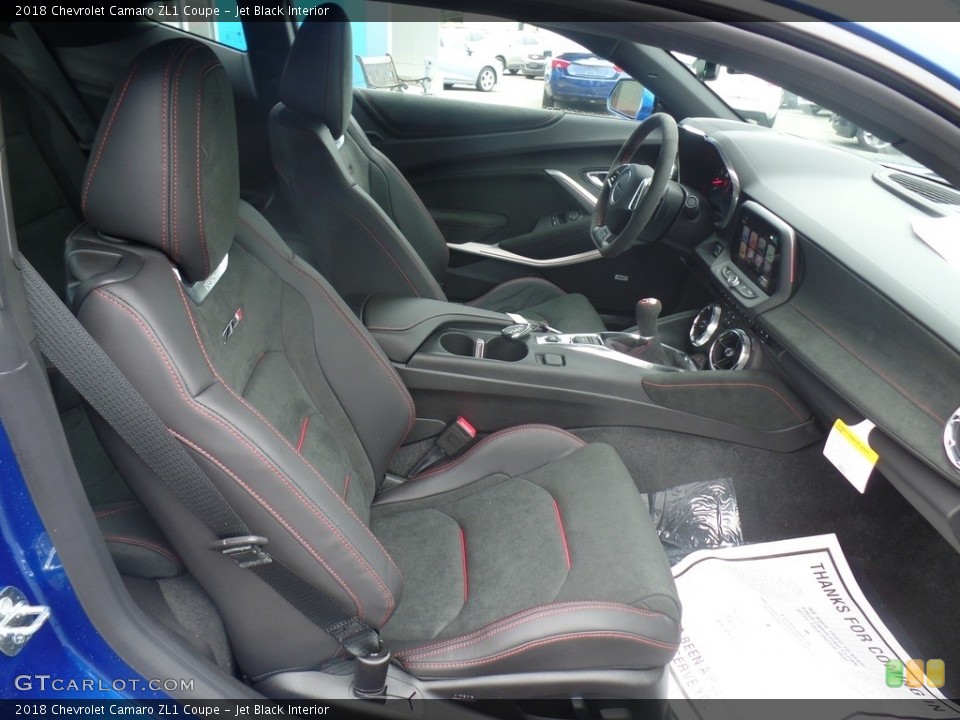 Jet Black Interior Front Seat for the 2018 Chevrolet Camaro ZL1 Coupe #127518206