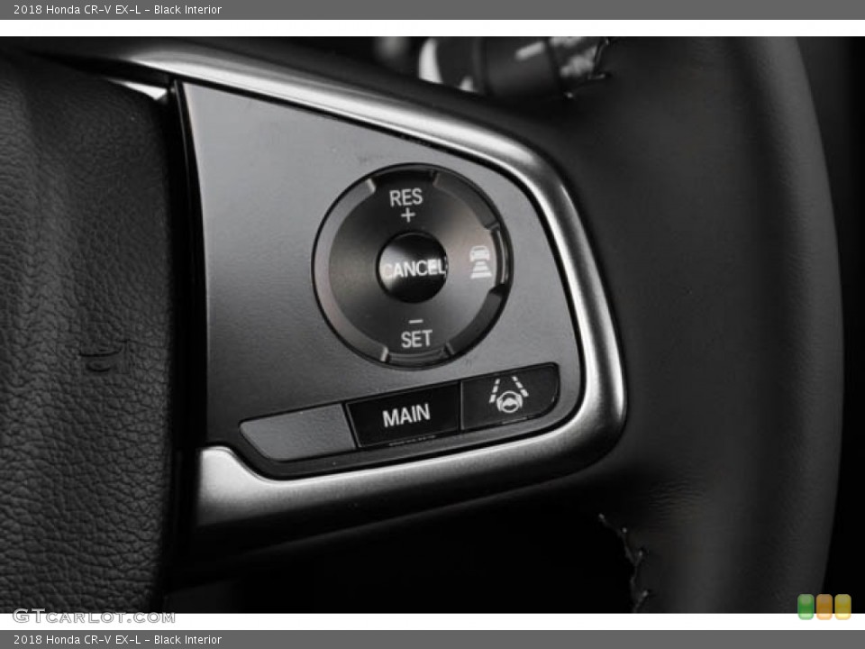 Black Interior Controls for the 2018 Honda CR-V EX-L #127519939