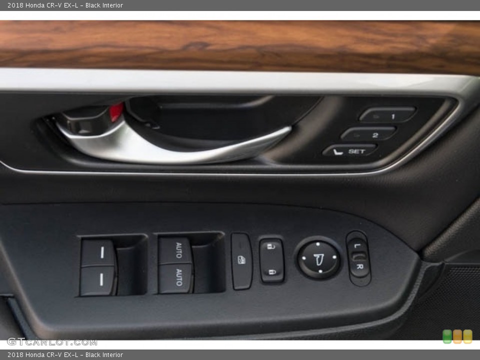 Black Interior Controls for the 2018 Honda CR-V EX-L #127520170