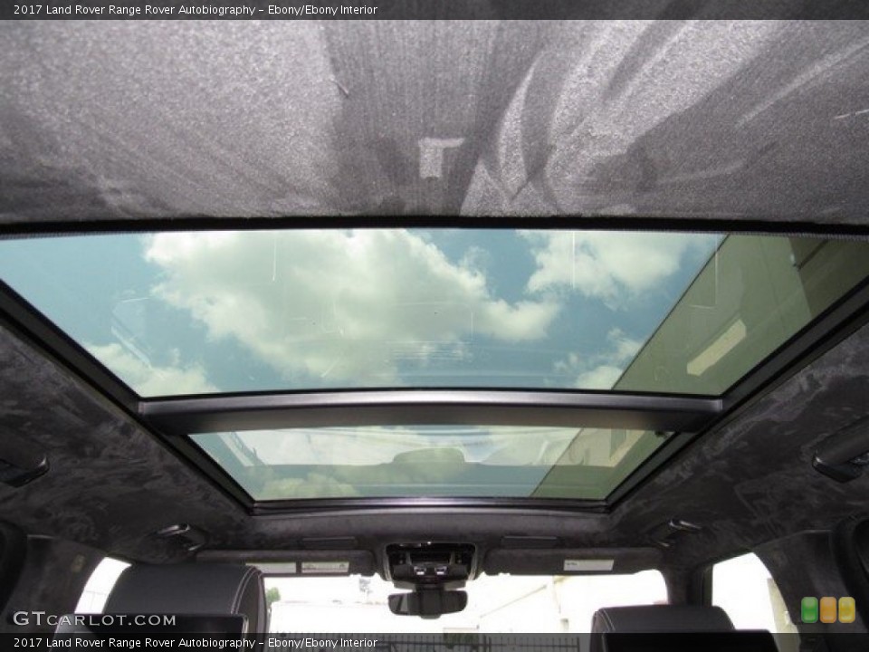 Ebony/Ebony Interior Sunroof for the 2017 Land Rover Range Rover Autobiography #127529382