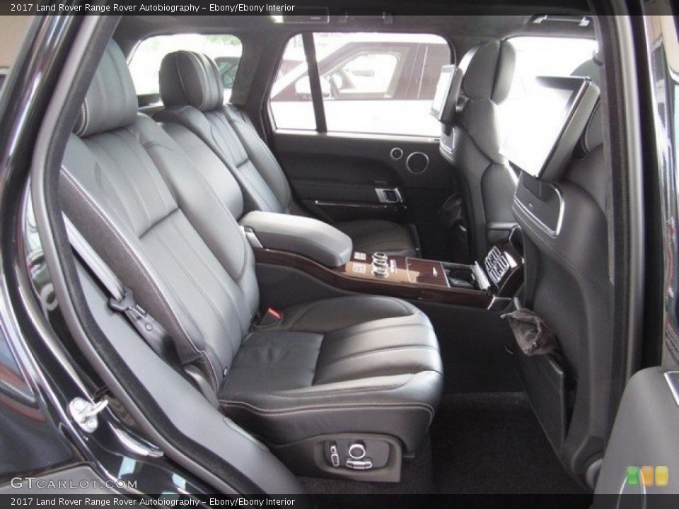Ebony/Ebony Interior Rear Seat for the 2017 Land Rover Range Rover Autobiography #127529403