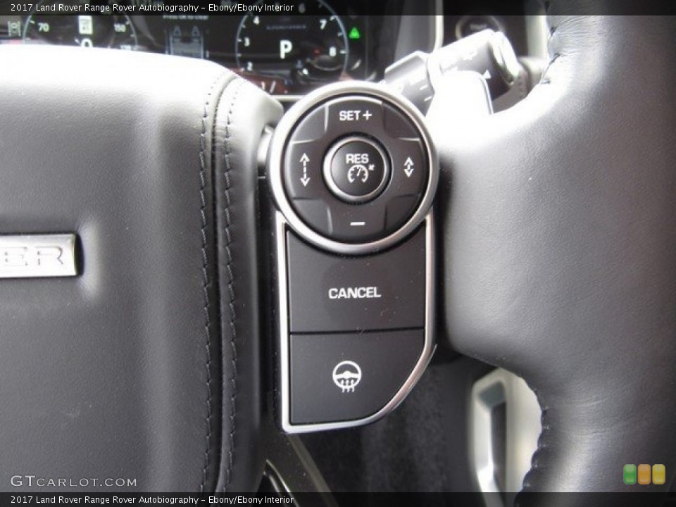 Ebony/Ebony Interior Steering Wheel for the 2017 Land Rover Range Rover Autobiography #127529601