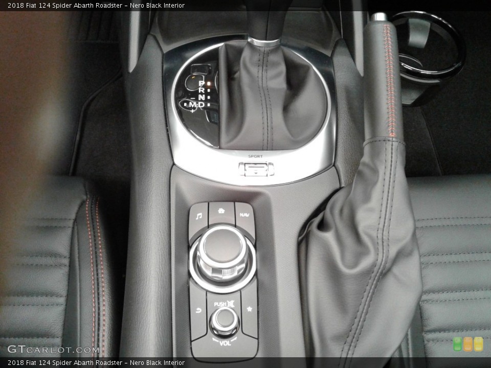 Nero Black Interior Controls for the 2018 Fiat 124 Spider Abarth Roadster #127533387