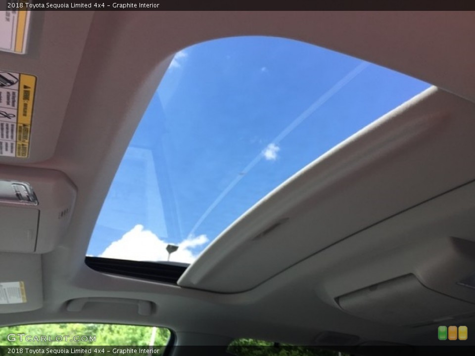 Graphite Interior Sunroof for the 2018 Toyota Sequoia Limited 4x4 #127539849