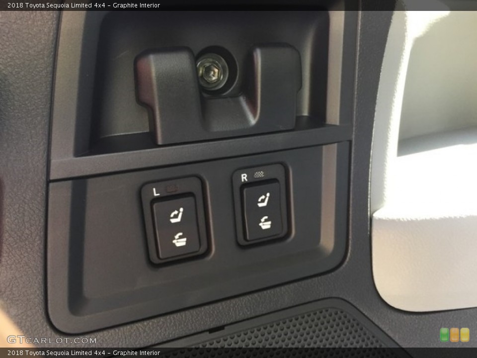 Graphite Interior Controls for the 2018 Toyota Sequoia Limited 4x4 #127539951