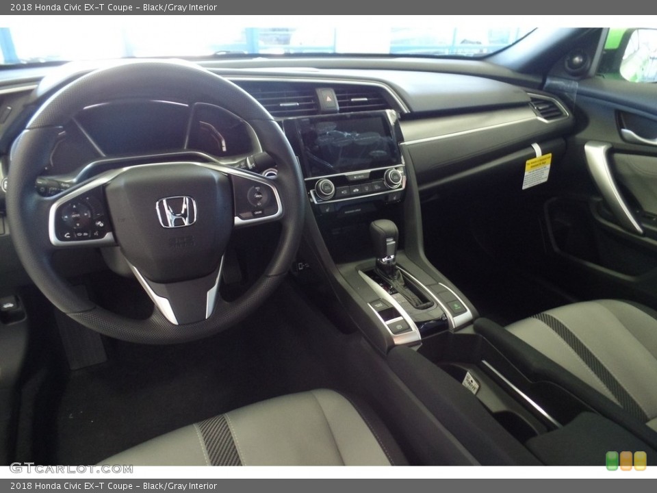Black/Gray Interior Dashboard for the 2018 Honda Civic EX-T Coupe #127545585