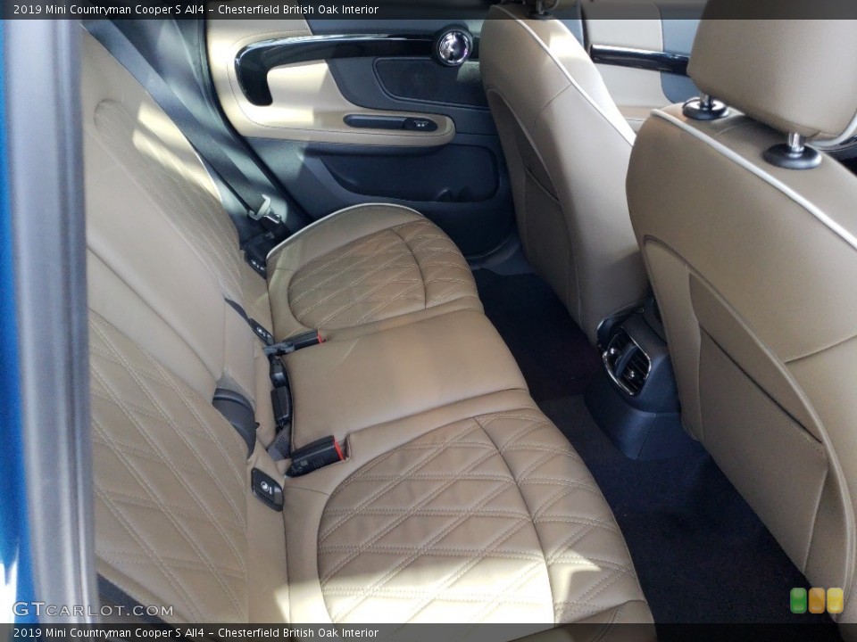 Chesterfield British Oak Interior Rear Seat for the 2019 Mini Countryman Cooper S All4 #127553196