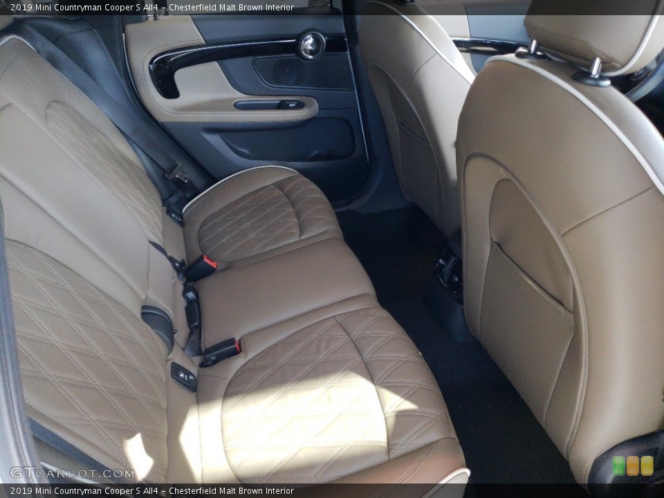 Chesterfield Malt Brown Interior Rear Seat for the 2019 Mini Countryman Cooper S All4 #127553481
