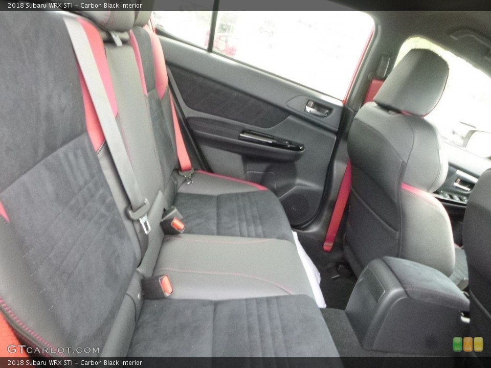 Carbon Black Interior Rear Seat for the 2018 Subaru WRX STI #127554537