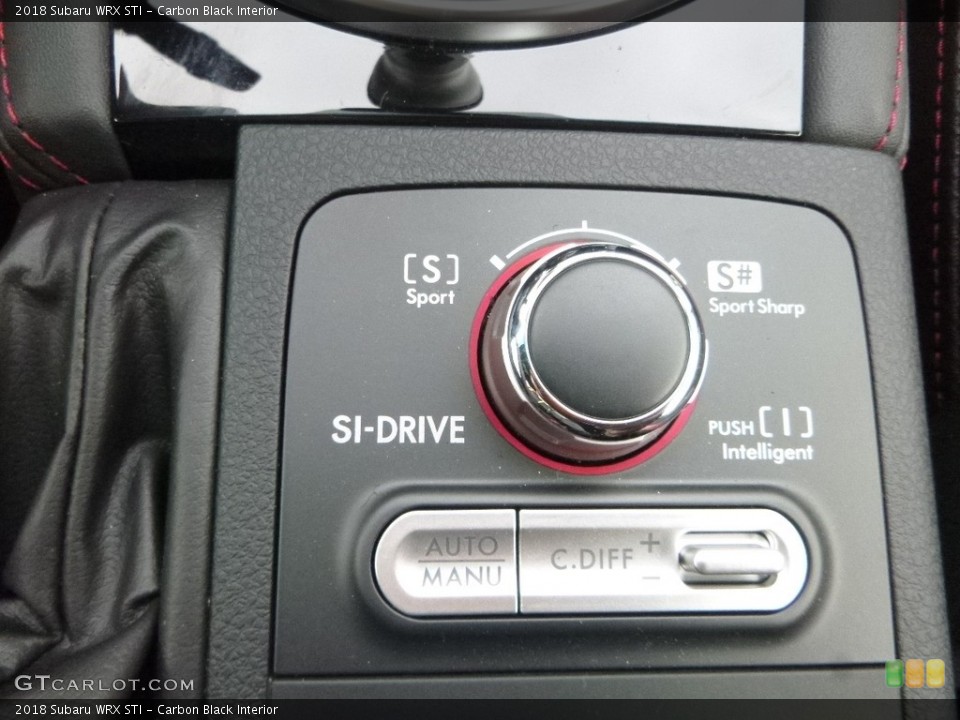 Carbon Black Interior Controls for the 2018 Subaru WRX STI #127554711
