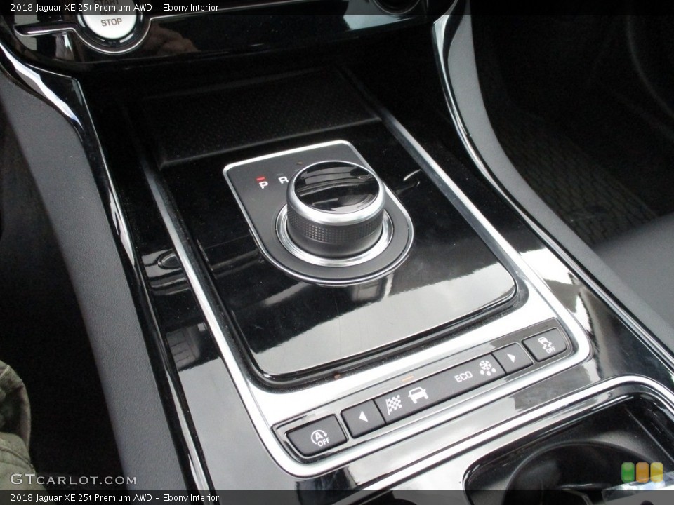 Ebony Interior Controls for the 2018 Jaguar XE 25t Premium AWD #127557123