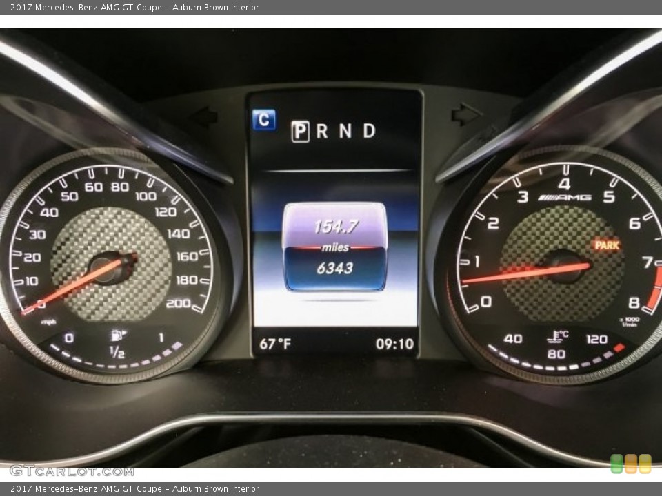 Auburn Brown Interior Gauges for the 2017 Mercedes-Benz AMG GT Coupe #127559685