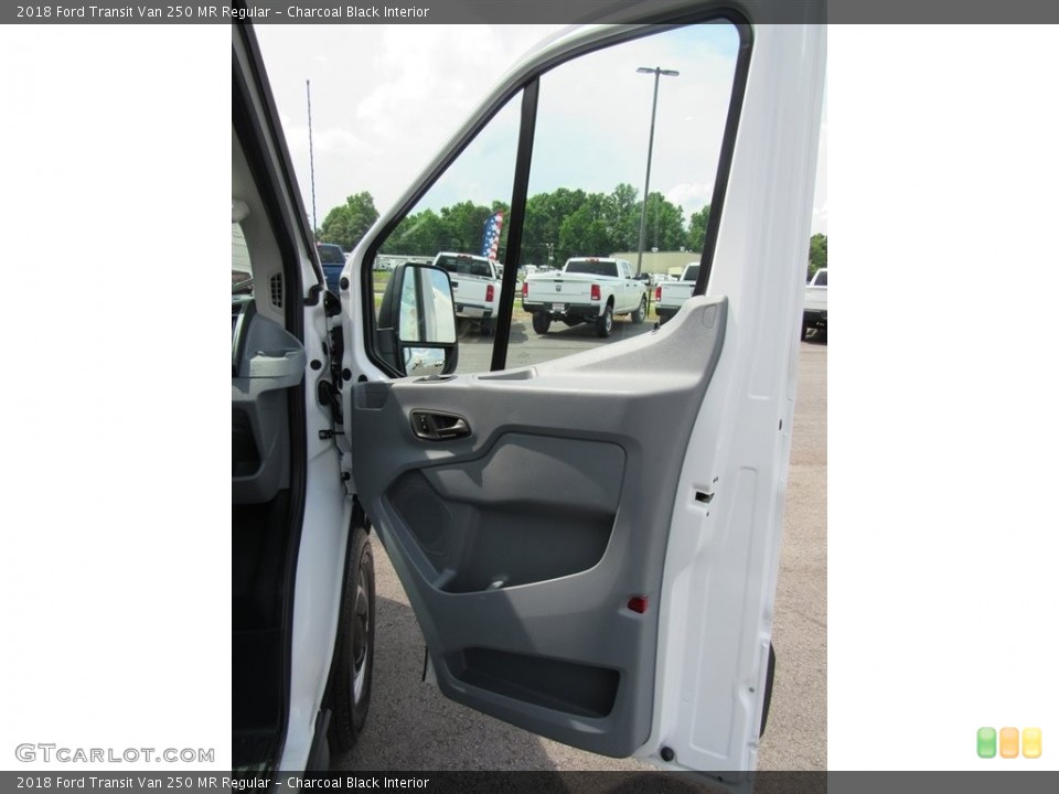 Charcoal Black Interior Door Panel for the 2018 Ford Transit Van 250 MR Regular #127563018