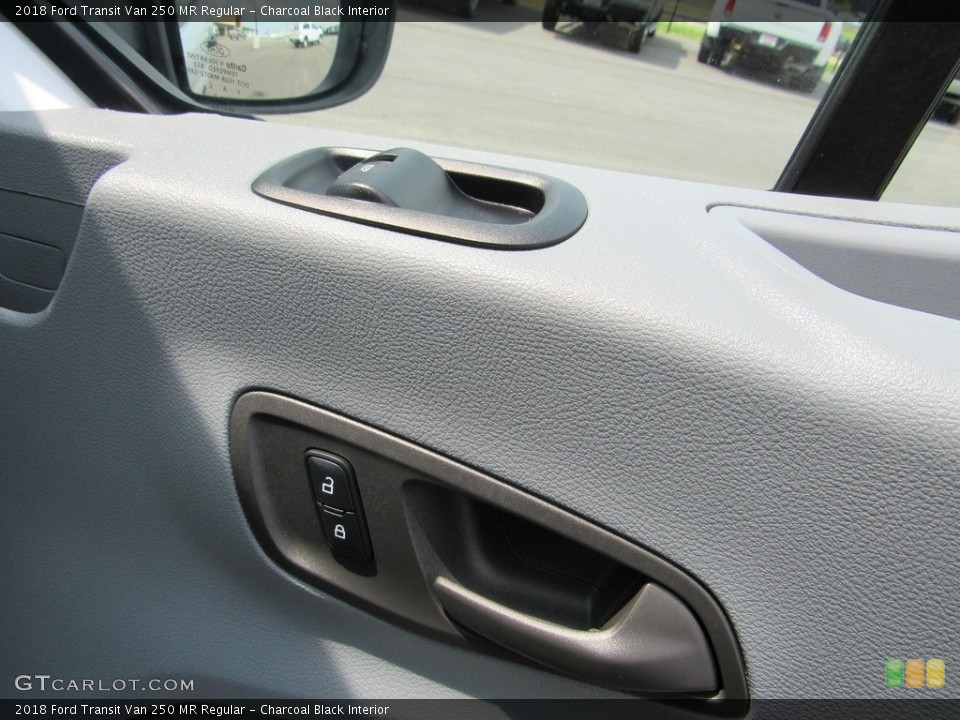 Charcoal Black Interior Door Panel for the 2018 Ford Transit Van 250 MR Regular #127563054