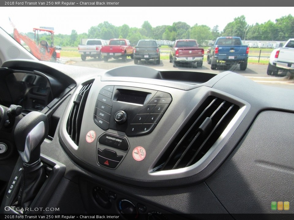 Charcoal Black Interior Controls for the 2018 Ford Transit Van 250 MR Regular #127563177