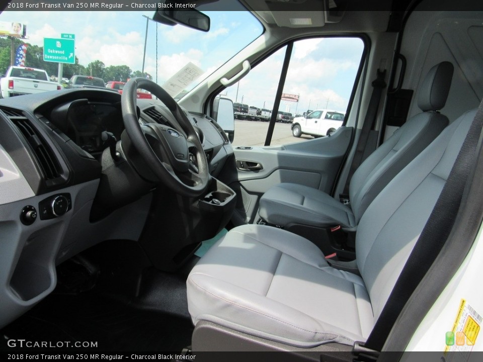 Charcoal Black Interior Front Seat for the 2018 Ford Transit Van 250 MR Regular #127563267