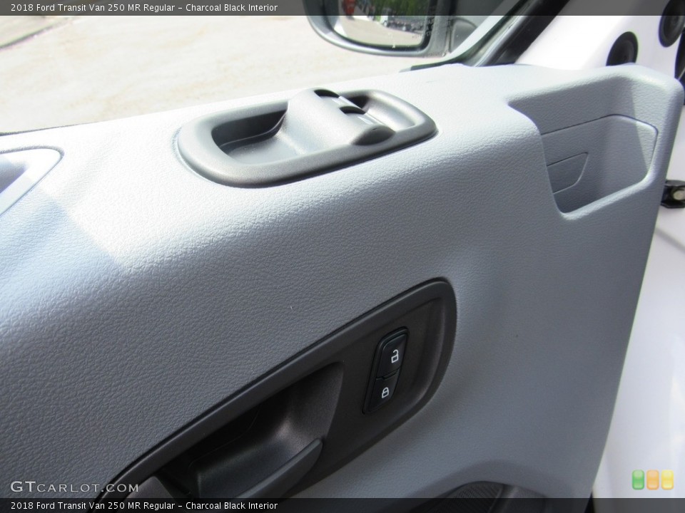 Charcoal Black Interior Door Panel for the 2018 Ford Transit Van 250 MR Regular #127563408