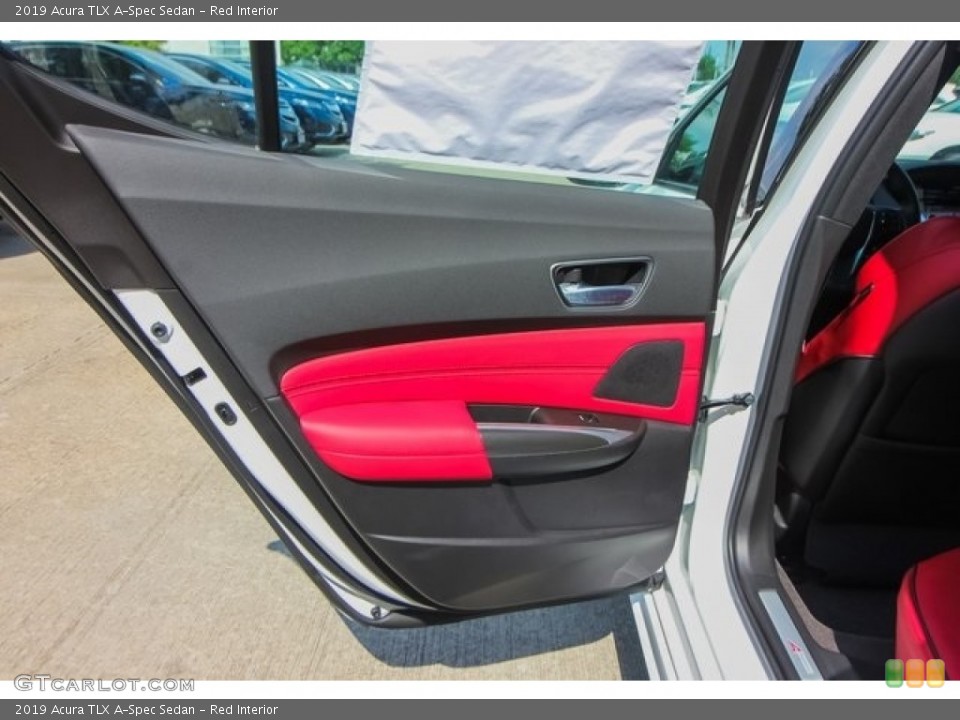 Red Interior Door Panel for the 2019 Acura TLX A-Spec Sedan #127572559