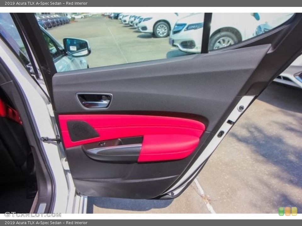 Red Interior Door Panel for the 2019 Acura TLX A-Spec Sedan #127572614