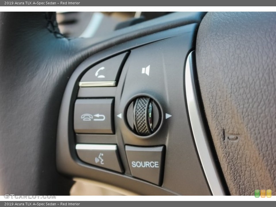 Red Interior Steering Wheel for the 2019 Acura TLX A-Spec Sedan #127572907