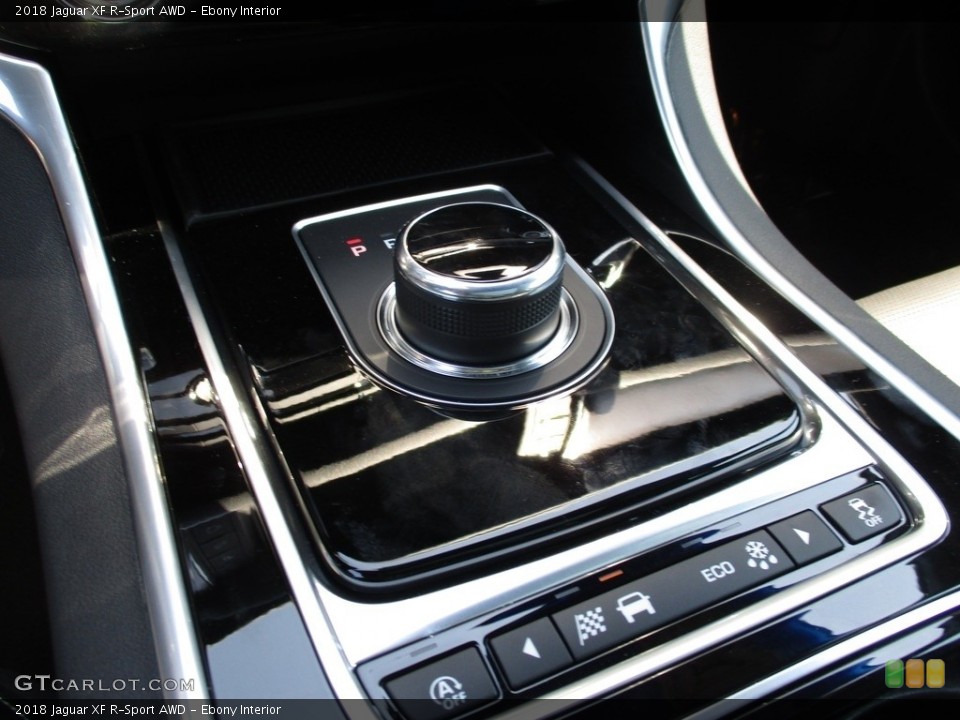 Ebony Interior Transmission for the 2018 Jaguar XF R-Sport AWD #127595874