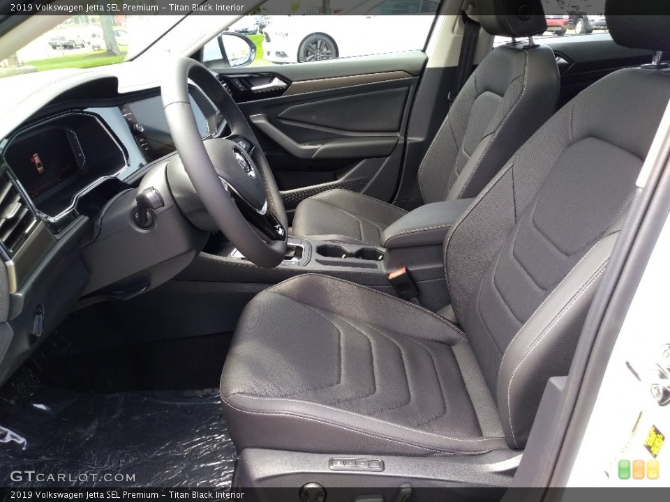 Titan Black Interior Photo for the 2019 Volkswagen Jetta SEL Premium #127605822