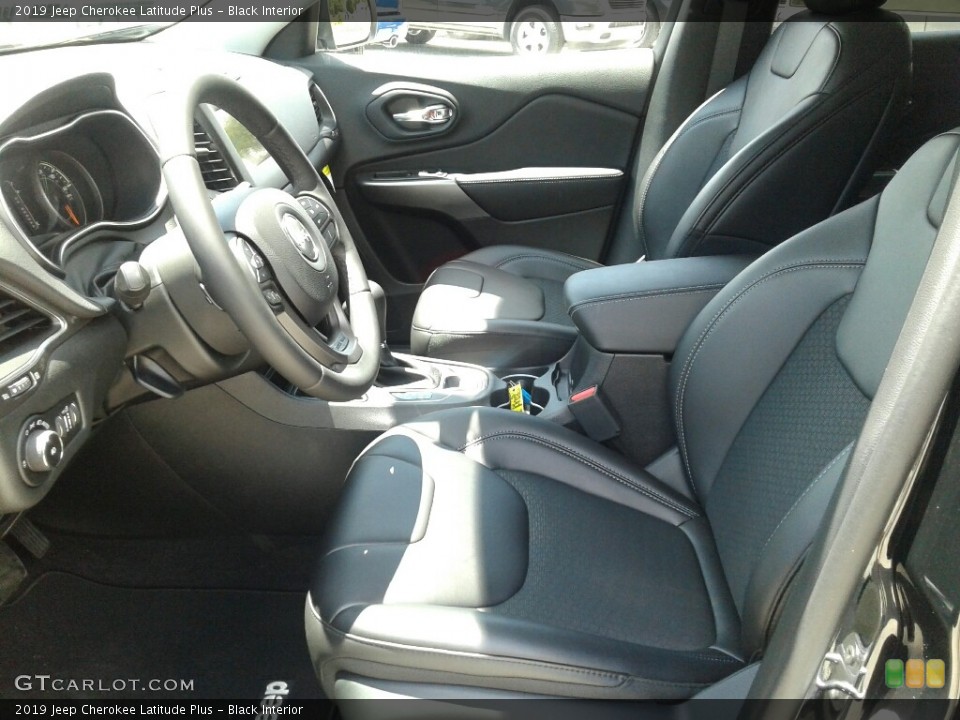 Black Interior Front Seat for the 2019 Jeep Cherokee Latitude Plus #127606092