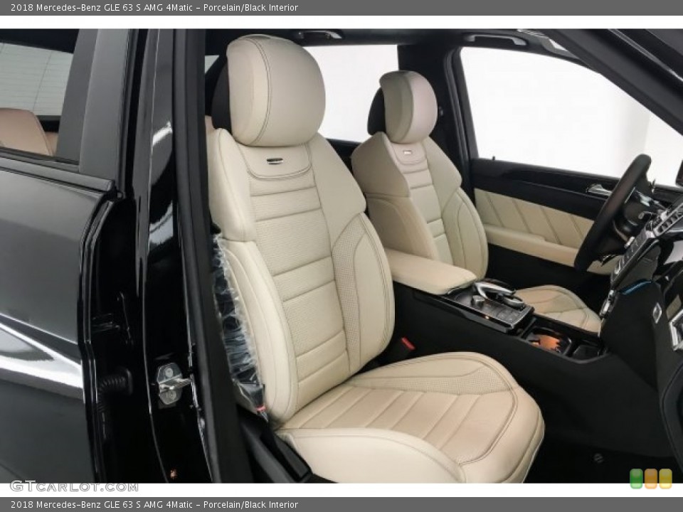 Porcelain/Black Interior Photo for the 2018 Mercedes-Benz GLE 63 S AMG 4Matic #127607550