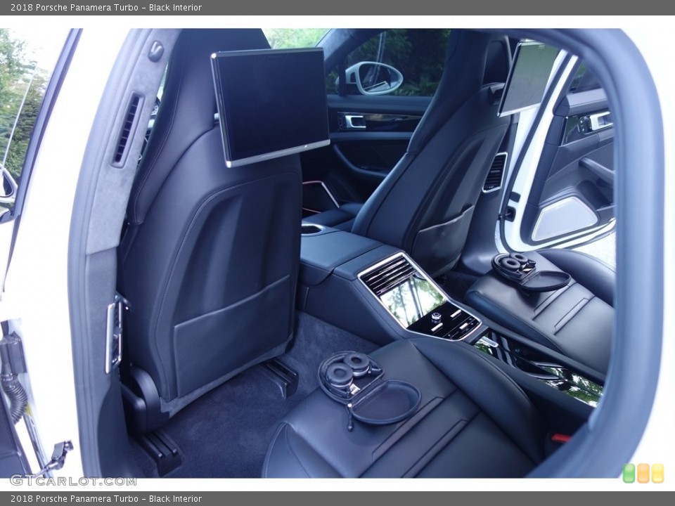 Black Interior Rear Seat for the 2018 Porsche Panamera Turbo #127608468