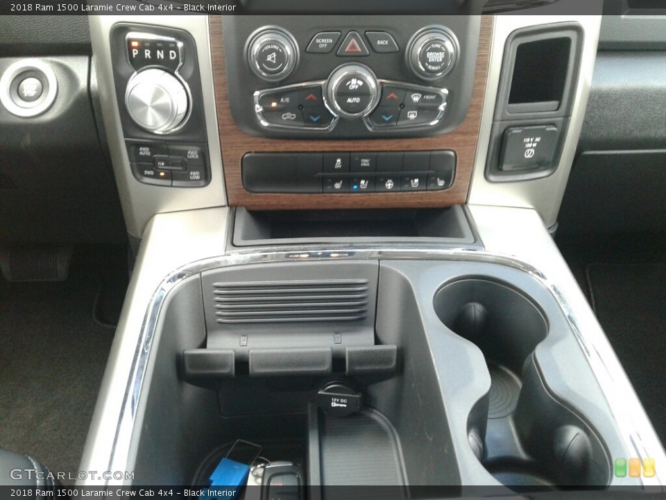 Black Interior Controls for the 2018 Ram 1500 Laramie Crew Cab 4x4 #127611227