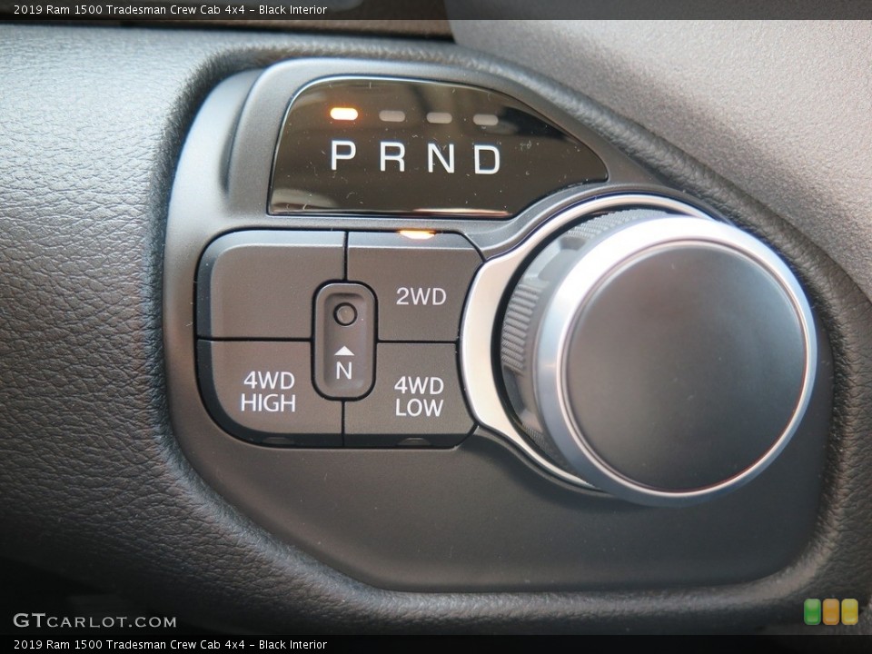 Black Interior Controls for the 2019 Ram 1500 Tradesman Crew Cab 4x4 #127617060