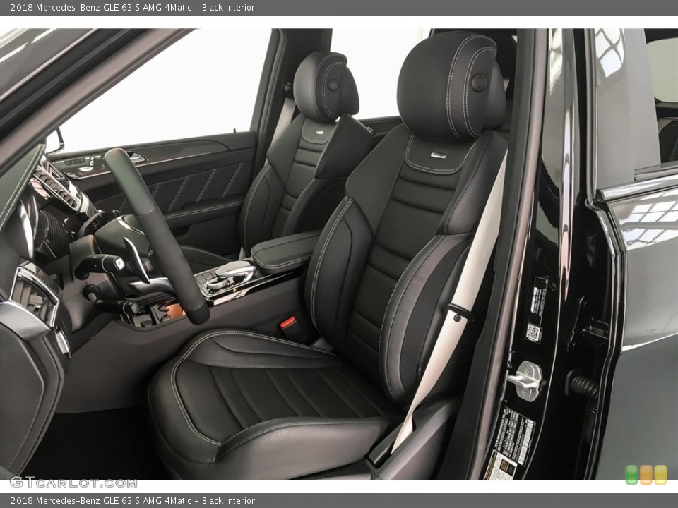 Black Interior Front Seat for the 2018 Mercedes-Benz GLE 63 S AMG 4Matic #127626919