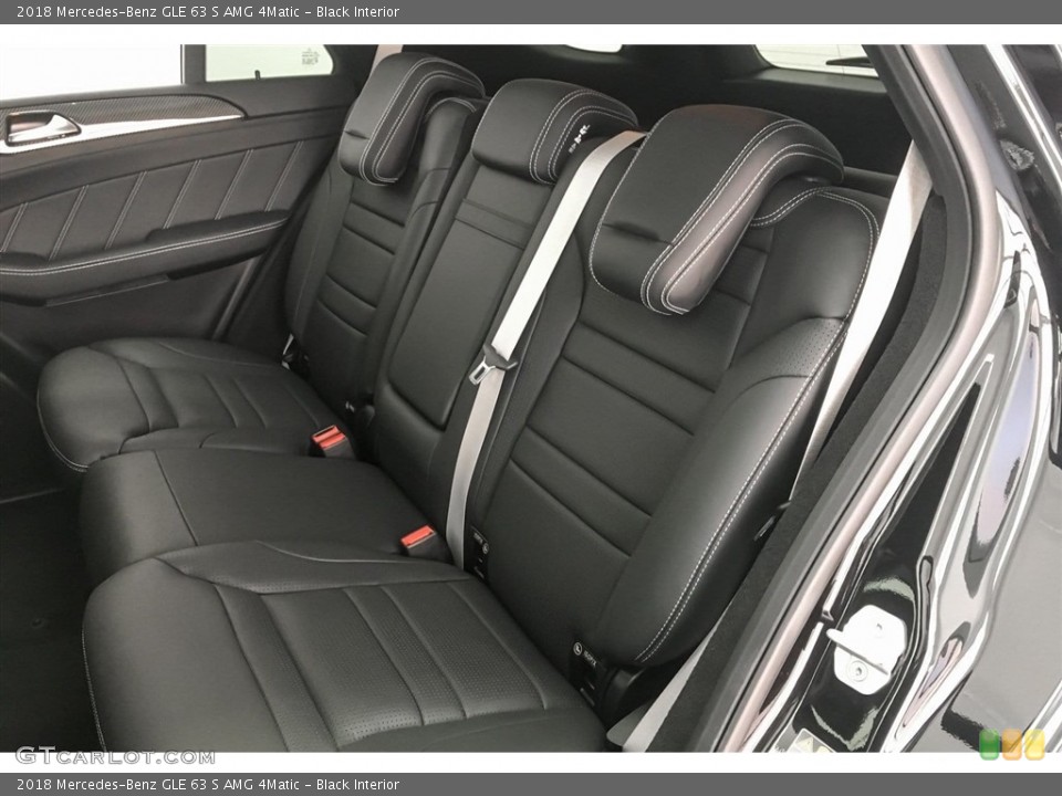 Black Interior Rear Seat for the 2018 Mercedes-Benz GLE 63 S AMG 4Matic #127626982