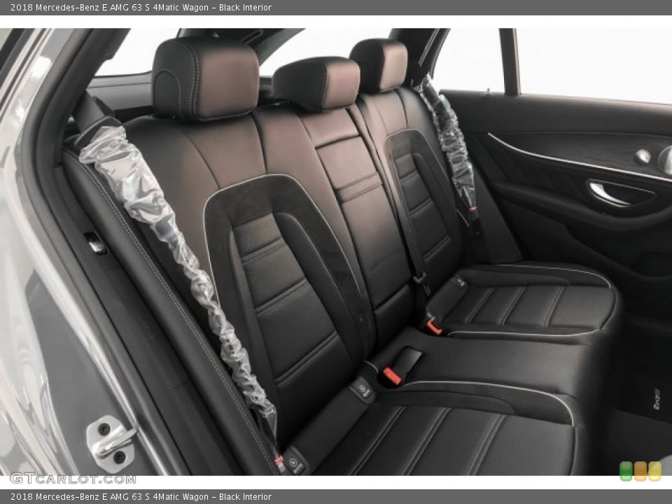Black Interior Rear Seat for the 2018 Mercedes-Benz E AMG 63 S 4Matic Wagon #127627657
