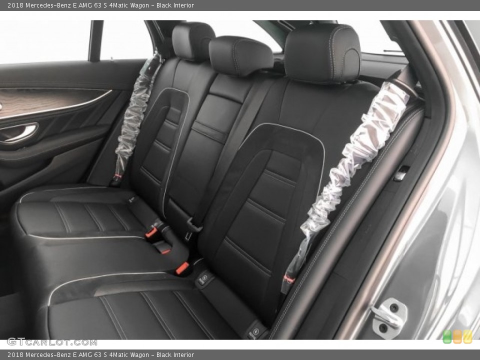 Black Interior Rear Seat for the 2018 Mercedes-Benz E AMG 63 S 4Matic Wagon #127627690